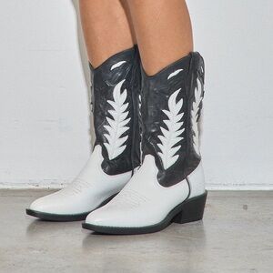 ROC India Leather Cowboy Boots